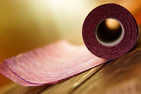 A roll of craft material from felt and paper for home needlework — Stock Photo, Image