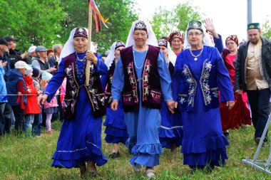 Rusya, Magnitogorsk, - 15 Haziran 2019. Yaşlı kadınlar - participan