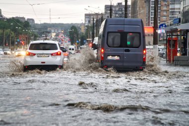Rusya, Magnitogorsk, 13 Ağustos 2019. Bir hur sonuçları