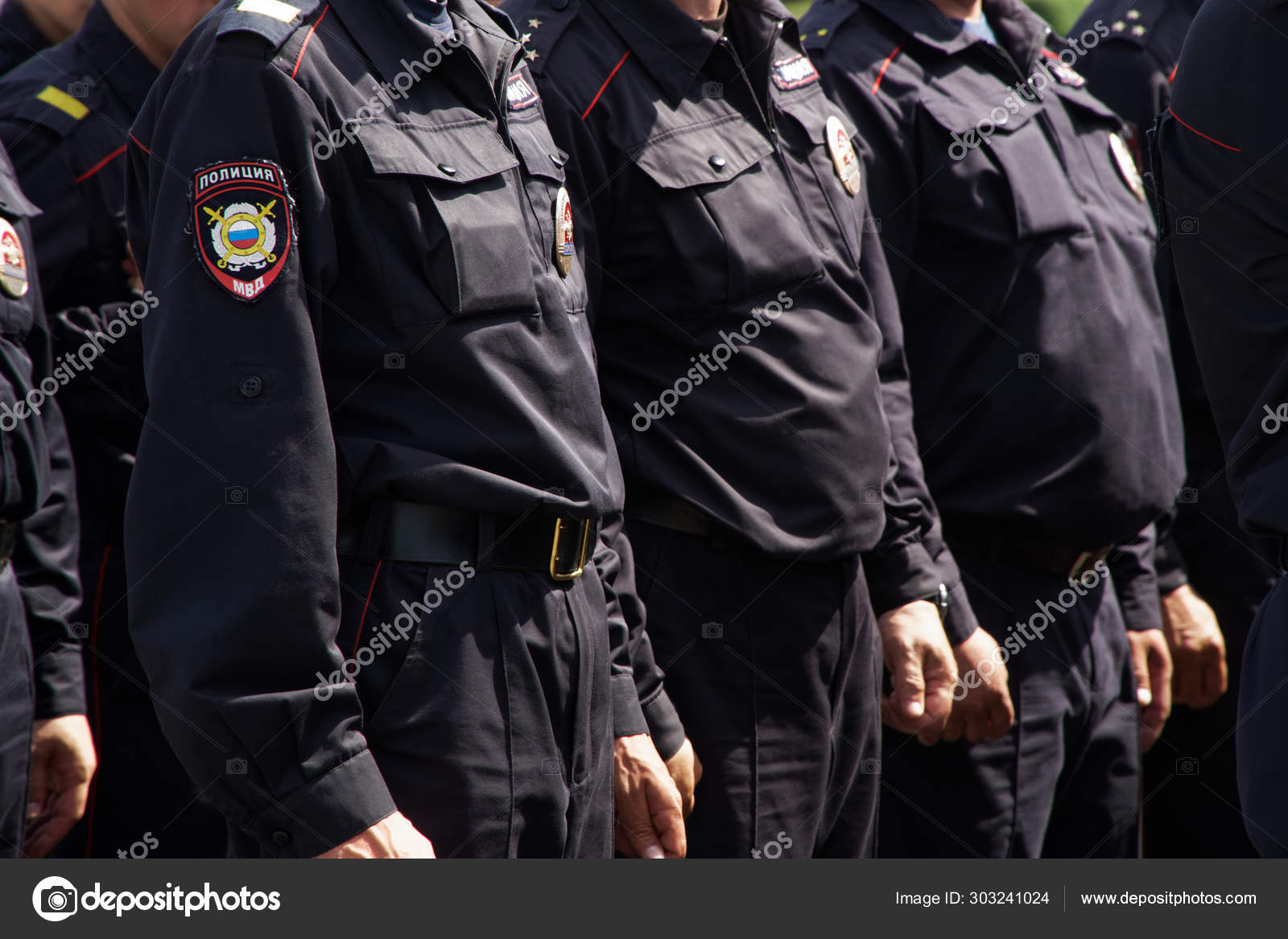ロシア警察 ロシア軍 制服 ユニフォーム （ロシア警察の制服と印