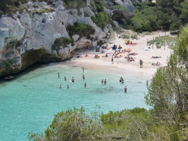 Playa Macarelleta, Menorca, Baleares, İspanya