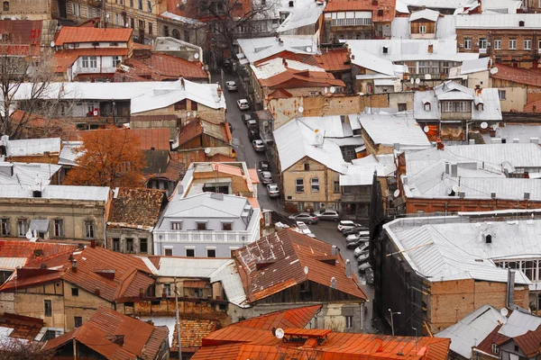 Střechy Georgiánské Ulice — Stock fotografie