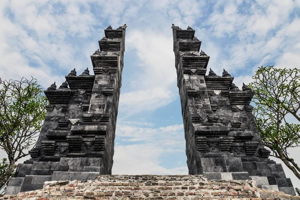 Balinese Hindu Gates Budhist Temple Brahma Vihara Arama Banjar Lovina — Stock Photo, Image