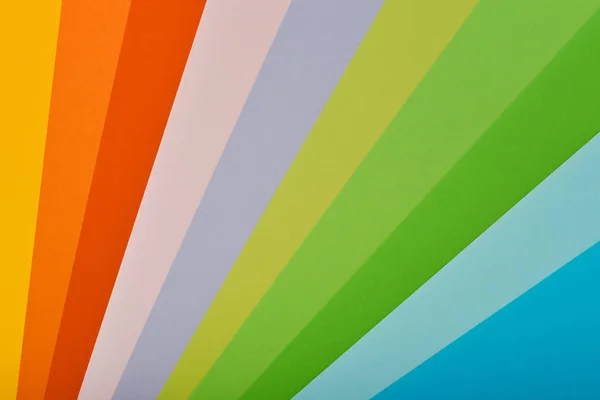 Regenbogenfarben Farbiges Papier Farbenfroher Hintergrund — Stockfoto
