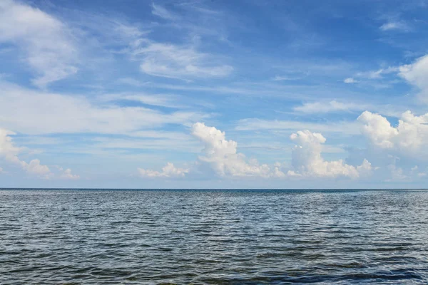 Vackra Tropiska Seascape Med Havet Och Himlen Solig Dag — Stockfoto