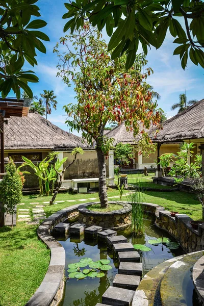 Bali Indonézia 2018 Január Luxus Szálloda Puri Bagus Lovina Villa — Stock Fotó