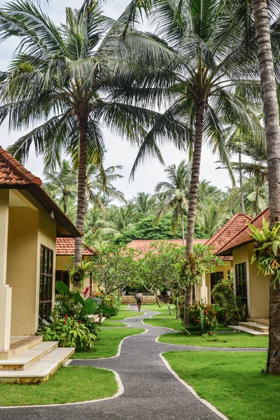 Bali Indonesië Januari 2018 Grondgebied Discovery Candidasa Huisjes Villa Hotel — Stockfoto