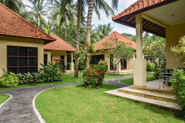 Bali Indonézia 2018 Január Területén Felfedezés Candidasa Cottages Villas Hotel — Stock Fotó