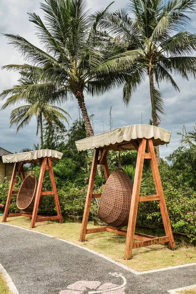 Bali Indonesië Januari 2018 Grondgebied Discovery Candidasa Huisjes Villas Hotel — Stockfoto