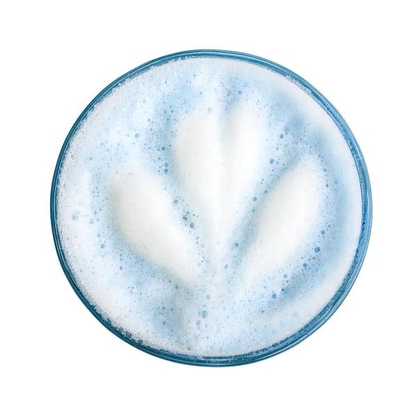Blue matcha latte — Stock Photo, Image