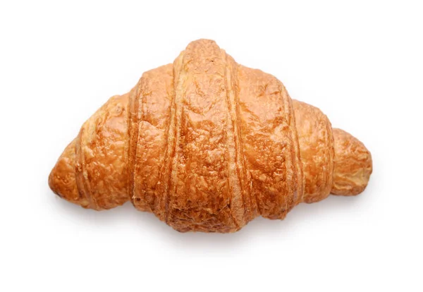 Frisches Croissant isoliert — Stockfoto