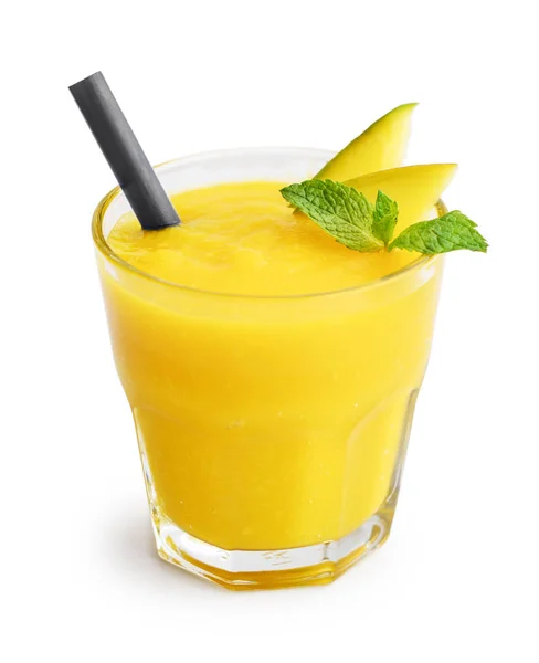 Vaso de batido de mango — Foto de Stock