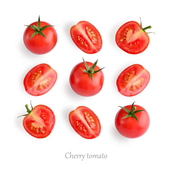 Tomates cereja vermelhos frescos — Fotografia de Stock