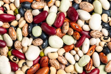 Fasulye arka plan karışık, yakın çekim