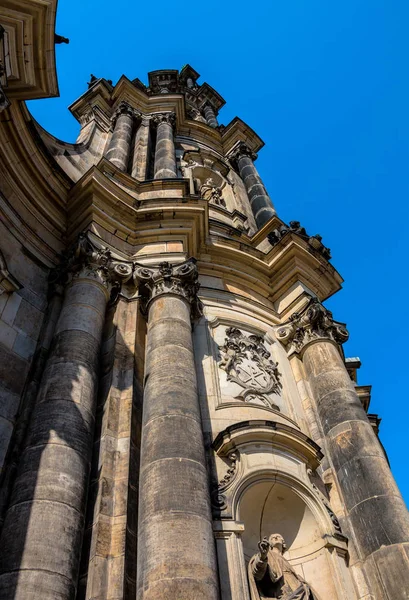 Catedral de la Santísima Trinidad, Hofkirche en Dresde — Foto de Stock