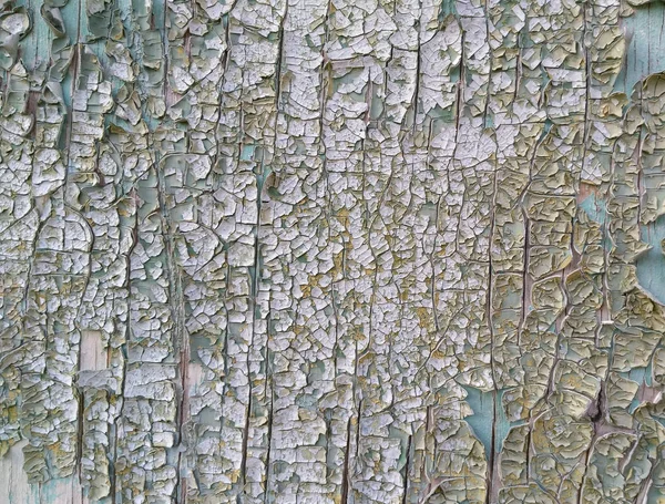 Peeling texture de peinture sur panneau de bois — Photo