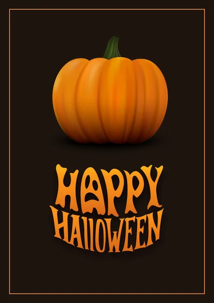 Happy Halloween vector illustration — Stock Vector