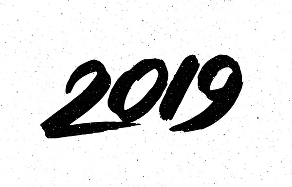 Calligraphie du Nouvel An 2019 du Cochon — Image vectorielle