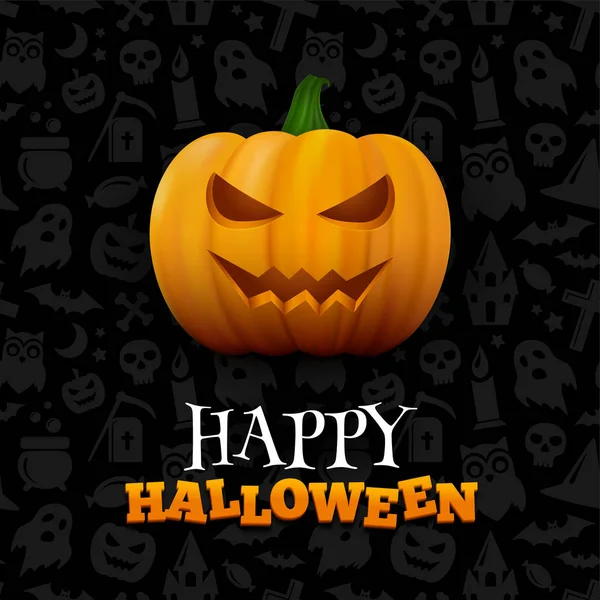 Happy Halloween vector background — Stock Vector