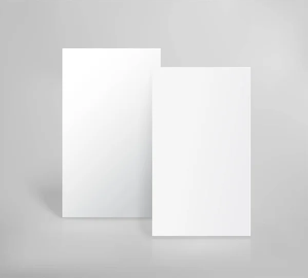 Una maqueta de tarjetas de visita. Ilustración vectorial — Vector de stock
