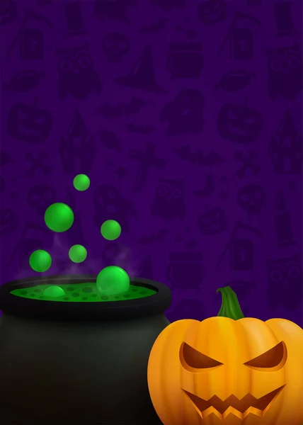 Happy Halloween vector background — Stock Vector