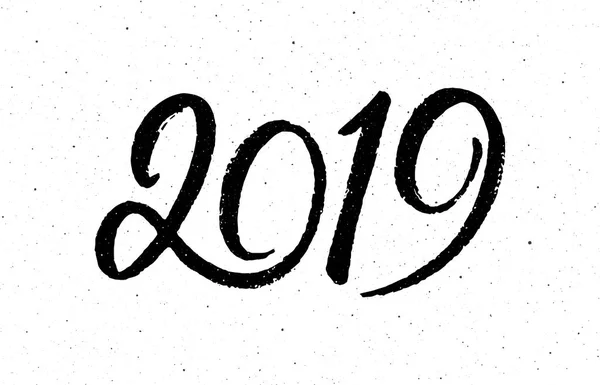 Calligrafia per il 2019 Capodanno del Maiale — Vettoriale Stock