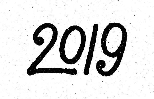 Calligraphie du Nouvel An 2019 du Cochon — Image vectorielle