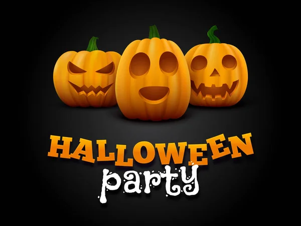 Einladung zur Halloween-Party — Stockvektor