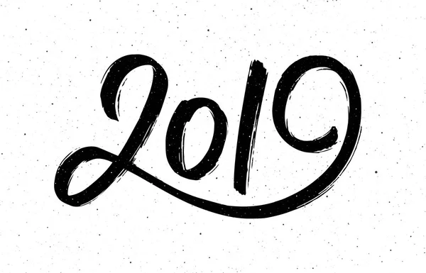 Kalligraphie für das neue Jahr des Schweins 2019 — Stockvektor