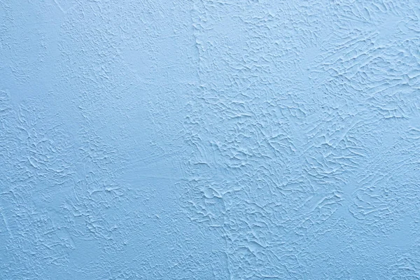 Blue textured wall. Decorative plastering — Stock Photo, Image