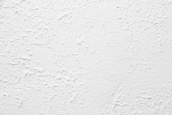 Mur texturé blanc. Plâtrage décoratif — Photo