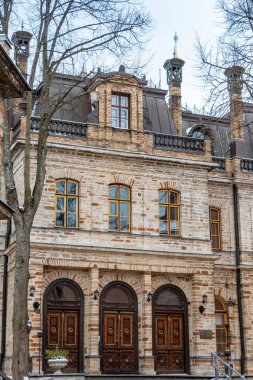 Tallinn eski kasabasında Antik ev dış