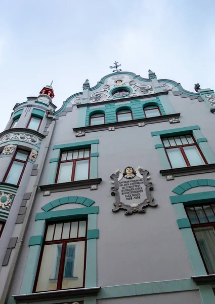 Casa medieval exterior em Tallinn cidade velha — Fotografia de Stock