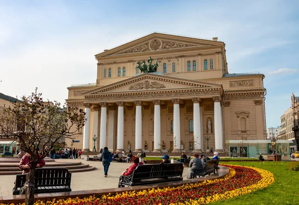 Teatro Bolshoi em Moscou, Rússia — Fotografia de Stock