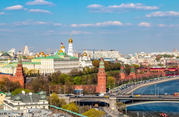 Cityscape van het centrum van Moskou. Bezienswaardigheden van Rusland — Stockfoto