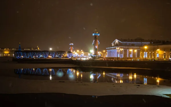 New year time in Saint-Petersburg, Russia — Stock Photo, Image