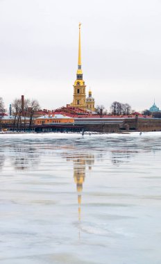 Saint-Petersburg Rusya'da Peter ve Paul kale