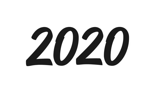 Calligrafia per il 2020 Capodanno del Ratto — Vettoriale Stock