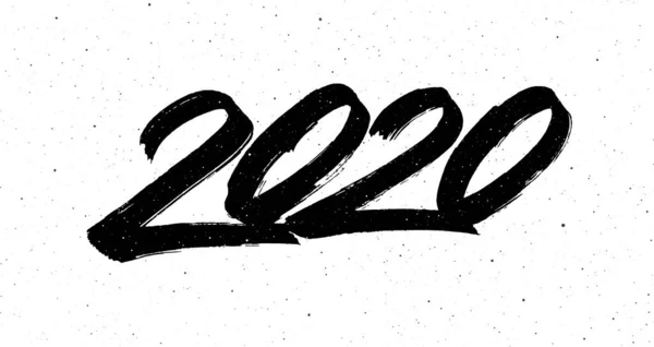 Καλλιγραφία για 2020 νέα χρονιά του αρουραίου — Διανυσματικό Αρχείο