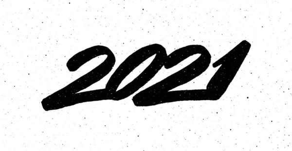 Caligrafia para 2021 Ano Novo do Boi —  Vetores de Stock