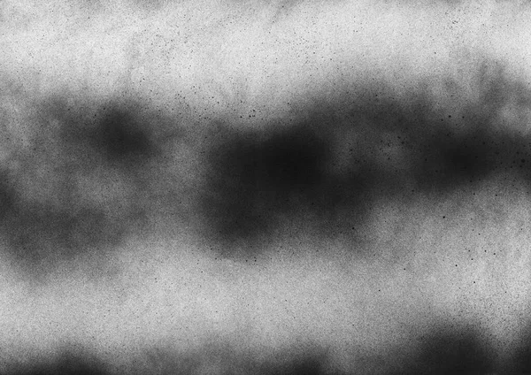 Subtiele Grit Textuur Van Zwarte Spray Track Wit Papier Delen — Stockfoto