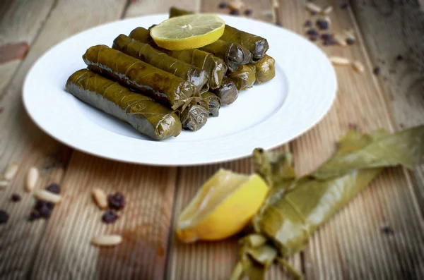 Dolma Mängd Olika Rätter Med Viktig Plats Turkisk Mat — Stockfoto