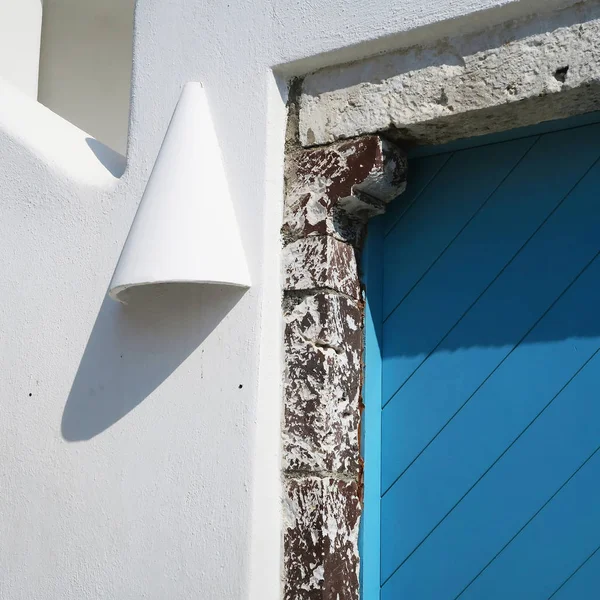 abstract of greek architecture of Santorini, Greece