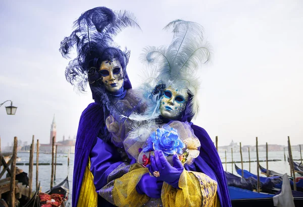 人気のある有名なヴェネツィアのカーニバル 2019 — ストック写真