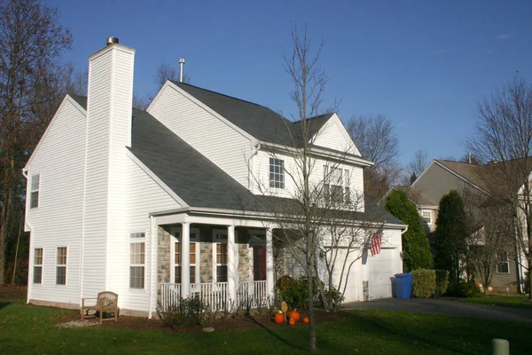 Usa New Jersey November 2009 Typical American Home New Jersey — Stock Photo, Image