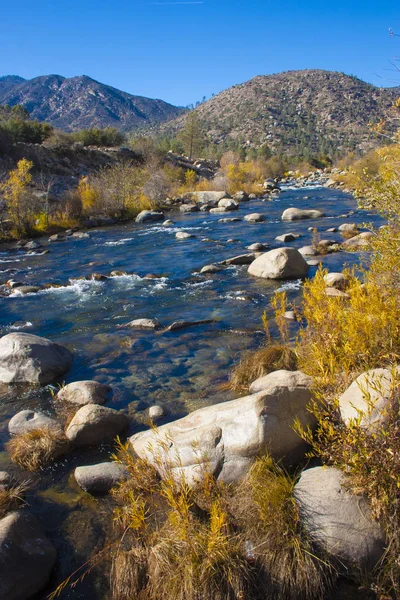 Mountain River in the Sierra Nevada Mountains, California, USA/ The Sierra Nevada is a mountain range in the Western United States.