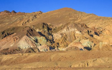 Renkli katmanları, renkli kil dağlar, taşlaşmış orman Milli Parkı, mavi Mesa, Az, ABD