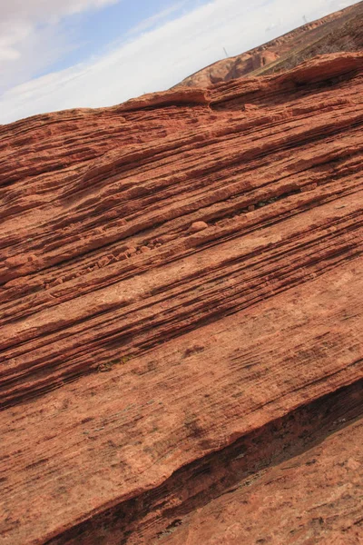 Skalní Útvar Glen Canyonu Pískovcové Útvary Usa — Stock fotografie