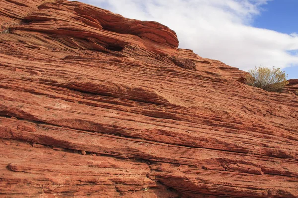 格伦峡谷中的岩石形成 砂岩构造 — 图库照片