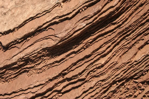 Формирование Скал Гленском Каньоне Песчаные Образования Сша — стоковое фото